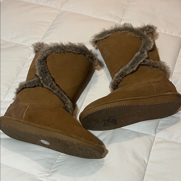 BearPaw Shoes - Bearpaw Fur Suede Boots